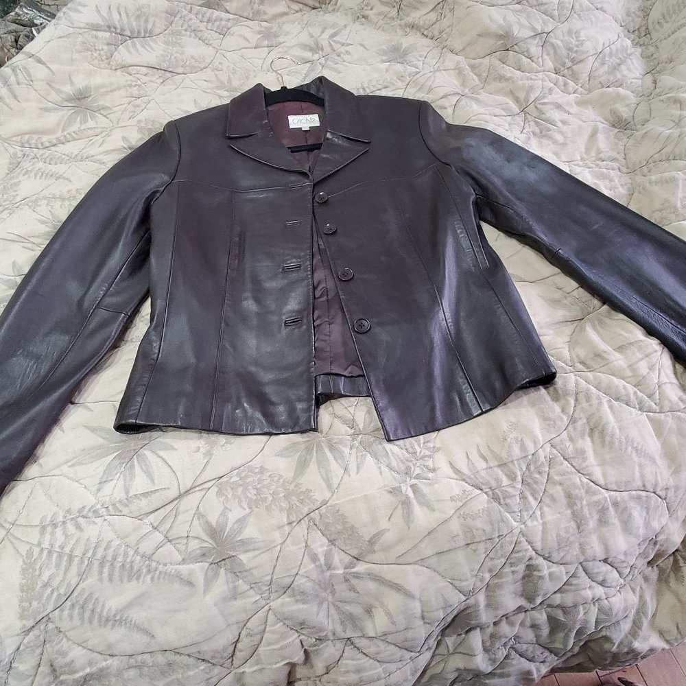 Cache Leather Jacket - image 1
